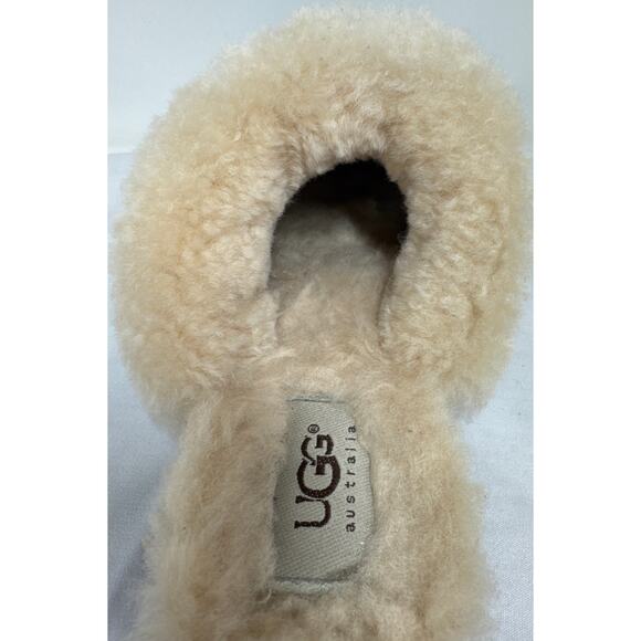 UGG Australia Black Kalie Leather and Sheepskin Lined Clog, Size 7, Women's - Picture 8 of 13